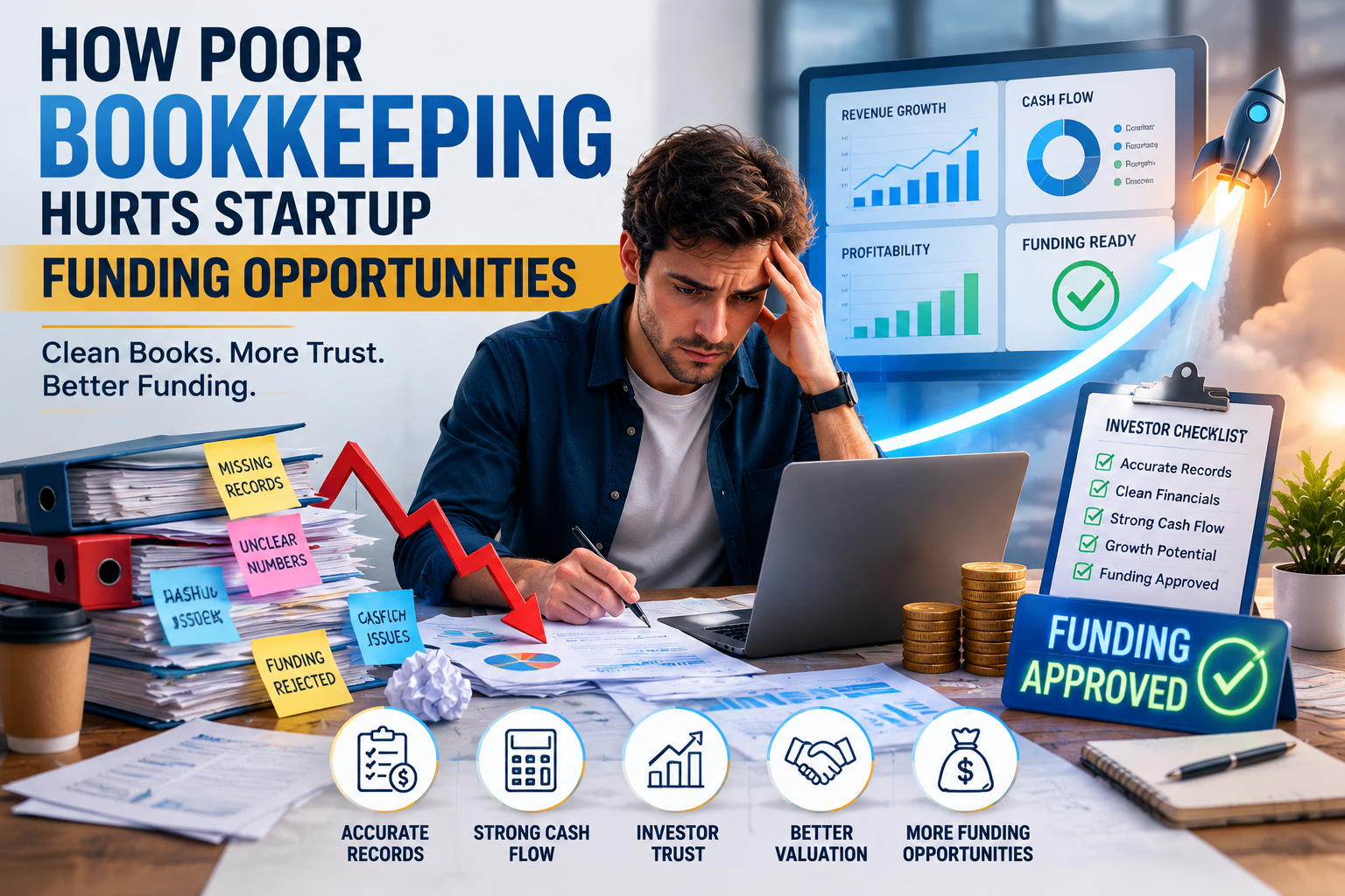 Poor Bookkeeping for Startups